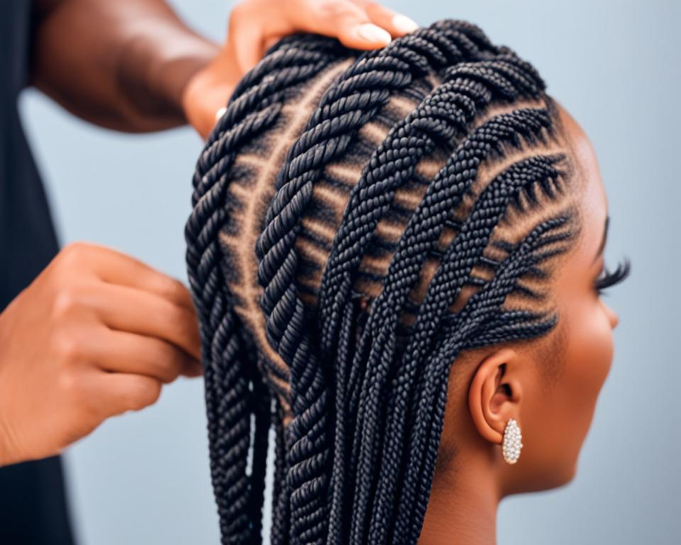 protective styling with nigerian braids